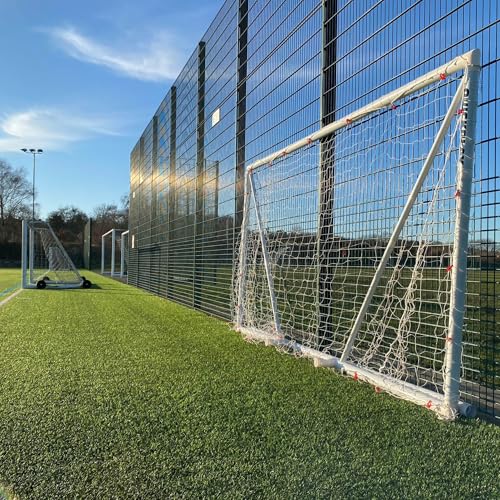 QUICKPLAY Q-Fold Soccer Goal | 30-Second Folding Design for Easy Setup | Portable & Weatherproof uPVC Soccer Goal for Backyard | Durable Post for Adults & Kids - style: 16 x 7'