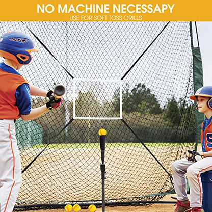 20 Pack Mini Foam Baseballs 1.6-Inch Pitching Machine Baseball - Perfect for Hitting Practice and Pitching Improve Your Batting Accuracy Training Black Stitching