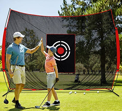 Golf Practice Net: Durable Target Portable Practice - Quick Set Up Training Outdoor Backyard Indoor Garage USS for Youth