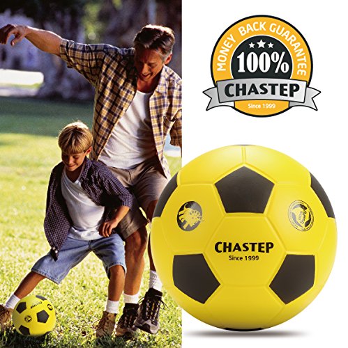 8" Foam Soccer Training Ball Perfect for Child 3+ Play and Excercise Soft Kick - Practice and Backyard Play - Best for First-Time Yellow/Black