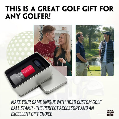 Custom Golf Ball Markers - Personalized Long Lasting, Includes Ink Bottle - 0.6in, 0.8in - Stand Out on The Course with Unique Markings - Golf Accessories Gift - style: Use Our Pattern