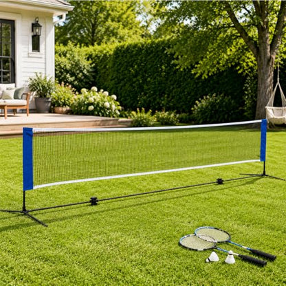Portable Badminton Net, Versatile Foldable Badminton Net, Standard Size for Indoor & Outdoor Sports -Volleyball & Tennis Training