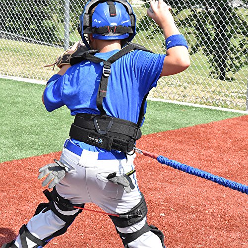 Acceleration Speed Cord Bungee Multi-Sport Resistance Training Kit - Improve Strength, Power, Agility, Vertical Jumping, Sprint Speed – 3 Waist Belt Sizes (S, M, L) Available - Kinetic Bands - size: Large (40+ inch waist)