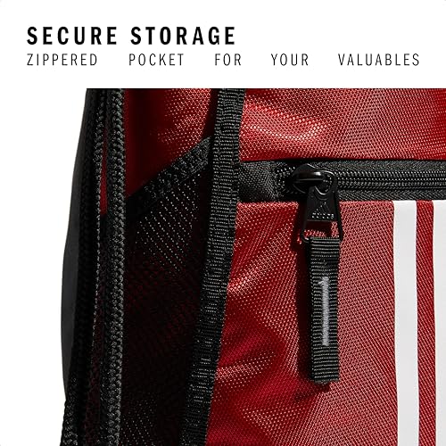 adidas Alliance Sackpack – Drawstring Backpack for Sports, Small Gym Bag - color: Team Power Red/2