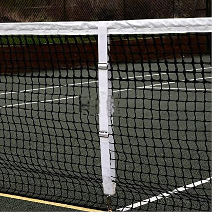 Tennis Net Center Strap - Regulation Nylon Net Adjuster with Metal Hook for Public Court