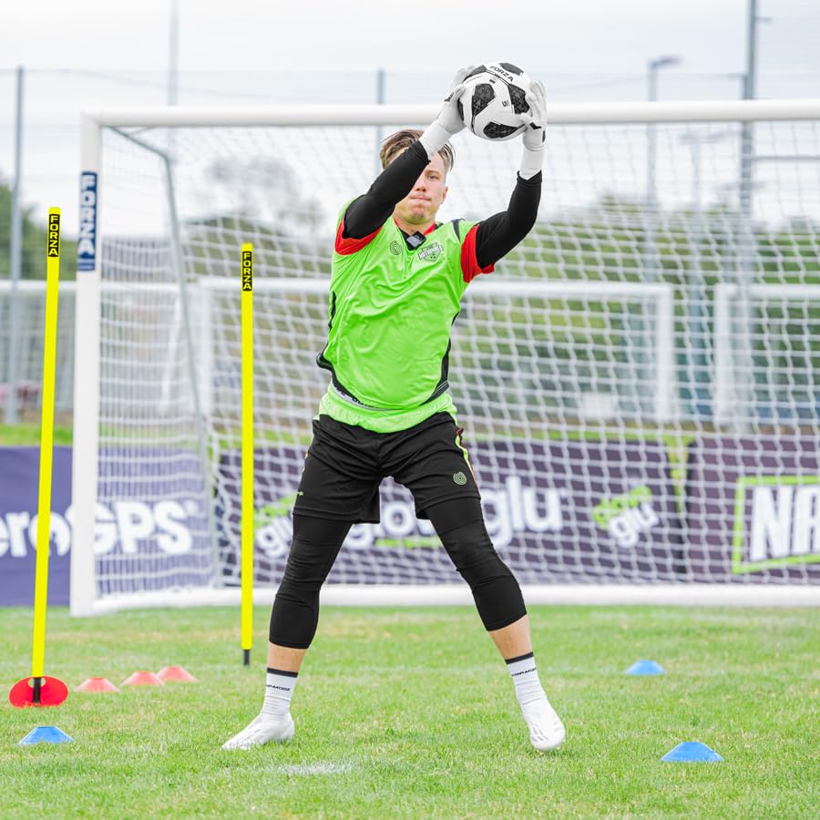 FORZA Soccer Balls | Wide Range of Match, Training, Academy & Backyard Soccer Balls - Ideal for Training or Soccer Matches - size: Size 3, style: Academy Soccer Ball [Black & White]