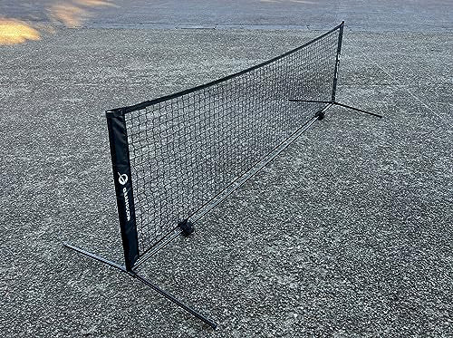 Portable Quick Set Mini Tennis Net 10ft for Padel Tennis net, Tennis net, Pickleball net on Driveway Backyards with Carrying Bag