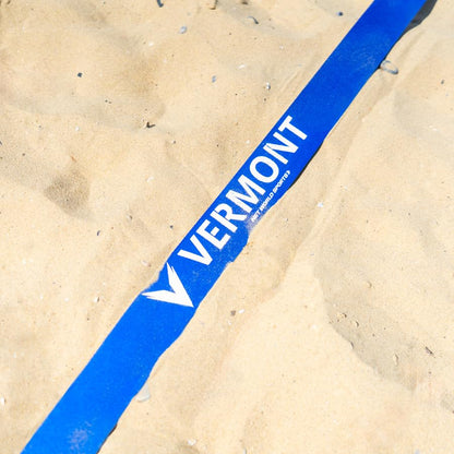 Vermont Volleyball Court Line Marking Kit - Creates a Regulation Size 60ft x 30ft Court | 2in Wide Ultra-Durable Polyester Construction | Ideal for Beach & Outdoor Volleyball