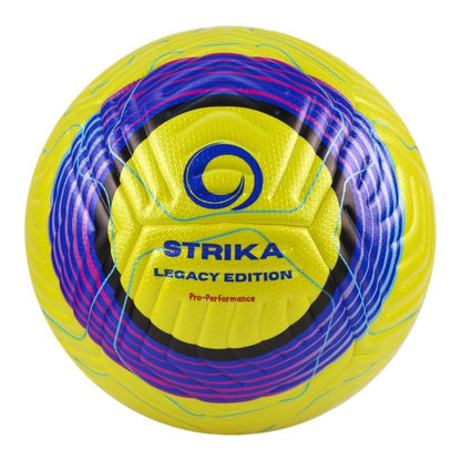 STRIKA Soccer Ball – Match-Level Performance, Seamless Hybrid Bonded (No-Stitch), True Flight Control, All-Weather Durability – Size 5 & 4 Training & Game Ball