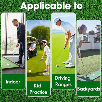 Practice Golf Balls (Pack of 15) - Lightweight Limited Flight Golf Training Balls for Full Swing & Backyard Practice, Perfect Training Aid for Golfers and Beginners, Indoor/Outdoor Use