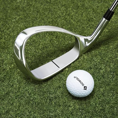 Gowolf Hollow Strike Golf Swing Trainer - Training Golf Club with Instant Feedback, Corrects Swing Path for Right Handed Golfers, Beginner to Advanced Practice Aid for Golfers