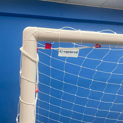 8X4X3FT Soccer Goal Net Replacement - Heavy Duty Polypropylene Football Net for All Levels, All-Weather Backyard/Park Practice, White (No Frame Included)