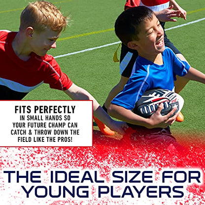 Franklin Sports NFL Team Mini Footballs - Youth 8.5" Official NFL Licensed Football + Air Pump Set