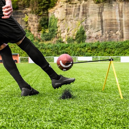 FORZA Kick Stick Football Holder Kicking Tee | Portable & Foldable Football Kicking Holder with Carry Bag for Field Goal & Kickoff Practice – Optional Ball and Kicking Net - size: Pee Wee Ball, style: Without Net