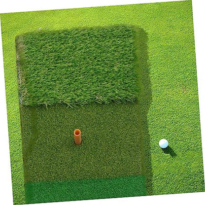 Portable Golf Practice Grass Mat Golf Swing Pad Driving Turf Training Aid - 30x60cm