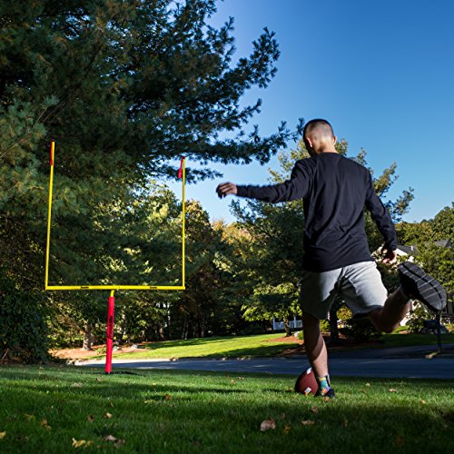 Franklin Sports Authentic Steel Football Goal Post 8.5' x 5.5' - Post for Kids - Football Goal Post Set - Kicking Field Goals - Youth Football Set - Portable Football Goal Post - style: Standard Goal Post