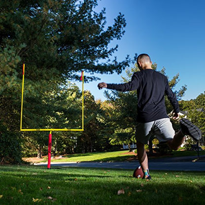 Franklin Sports Authentic Steel Football Goal Post 8.5' x 5.5' - Post for Kids - Football Goal Post Set - Kicking Field Goals - Youth Football Set - Portable Football Goal Post - style: Standard Goal Post