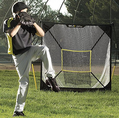 SKLZ Quickster Portable Baseball Hitting Net for Baseball and Softball - style: 7x7 Foot