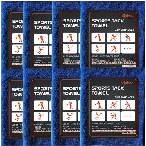 Sports Tack Towel Grip Enhancer- Perfort for Tennis,Pickle Ball,Base Ball,Golf,Football,Basketball