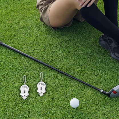 BESPORTBLE 2pcs Golf Counter: Mini Golf Stroke Counter Mouse-Shaped Score Keeper - Portable Handheld Scoring Device for for Game Competition Training