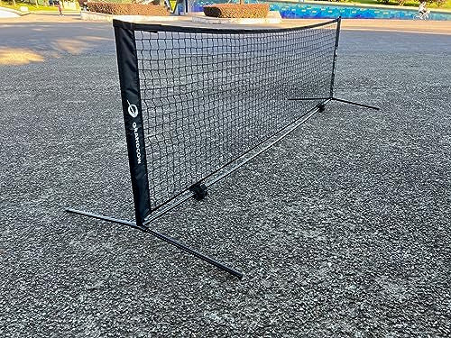 Portable Quick Set Mini Tennis Net 10ft for Padel Tennis net, Tennis net, Pickleball net on Driveway Backyards with Carrying Bag