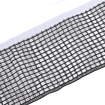 Professional Standard Table Tennis Net Rack Set, Indoor Table Tennis Match Net Bracket with Nylon Net, Stainless Steel Clamp for Tables Up to 4cm Thick, Portable Replacement Kit fo