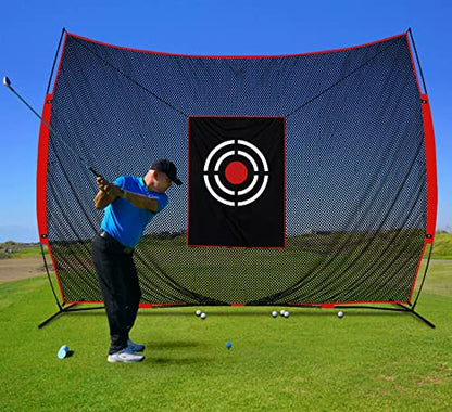 Golf Practice Net: Durable Target Portable Practice - Quick Set Up Training Outdoor Backyard Indoor Garage USS for Youth