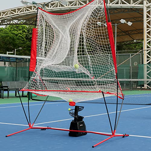 Furlihong NT01 Baseball & Tennis Ball Recycling System Net, 6 x 7ft, Portable Polyester Net and Fiberglass Frame, Compatible with 681PBH 680BH 6802BH Machines, with Carrying Bag (Net Only)