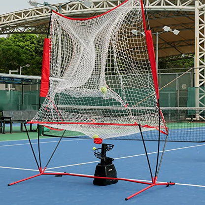 Furlihong NT01 Baseball & Tennis Ball Recycling System Net, 6 x 7ft, Portable Polyester Net and Fiberglass Frame, Compatible with 681PBH 680BH 6802BH Machines, with Carrying Bag (Net Only)