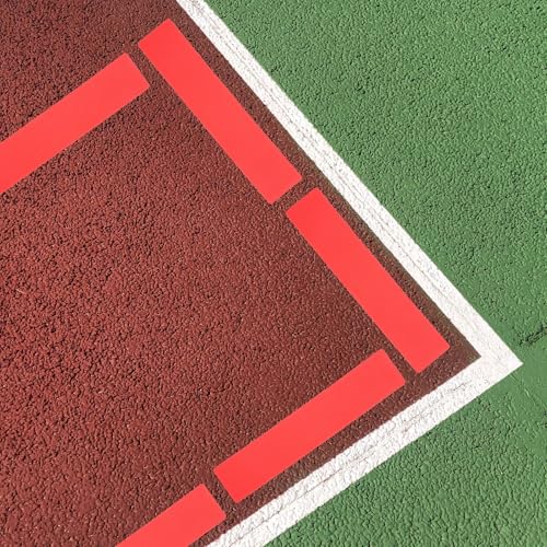 Tennis Training Marker Football Training Sign Red Flat Spot Markers 10pcs Set for Pe Teacher Supplies and Soccer Court Field Marking Equipment