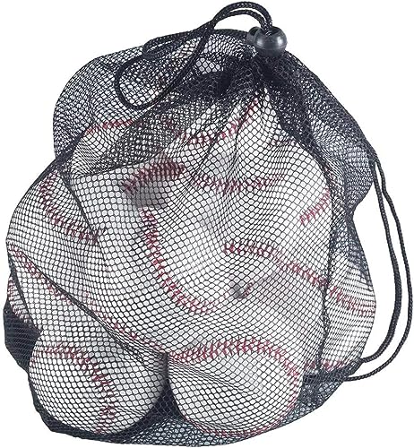 Tebery 12 Pack Standard Size T-Ball Training Baseballs, Reduced Impact Kids Safety Baseball, Unmarked & Soft Practice Baseballs for League Play, Pitching, Hitting, Batting, Fielding, Autograph