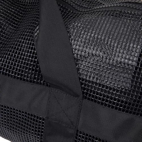 Heavy Duty Large Scuba Gear Mesh Bag with Zipper, Diving and Snorkeling Gear Mesh Duffle Bag, Mesh Travel Duffel Bag, Mesh Beach Gear Bag (With Pocket, 40-inch) - size: 40-Inch