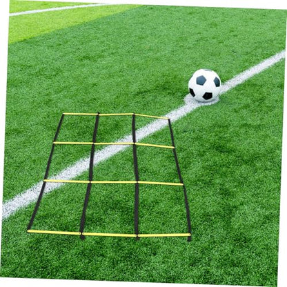 Abaodam Foldable Agility Ladder Training Pad for Football Soccer Multifunctional Rope Ladder for Footwork Speed Drills and Sports Exercises Portable and Lightweight Go Training