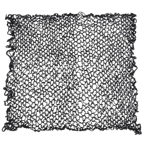 CREATCABIN Volleyball Replacement Net Heavy Duty Portable Polyester Volleyball Nets Reinforced Side Tapes for Backyard Sports Golf Tennis Baseball Noctball Court Beach Pool Park Black 39.37 Inch