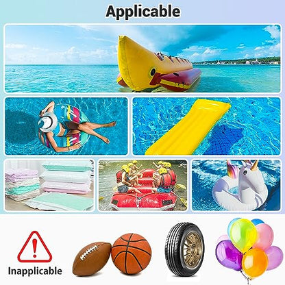 Dr.Meter Air Pump for Inflatables: AC 110V Air Mattress Pump with 3 Nozzles - Quick-Fill Electric Inflator Deflator for Inflatable Pool Raft Bed Boat Floats Swimming Rings Yoga Balls - style: HT-166