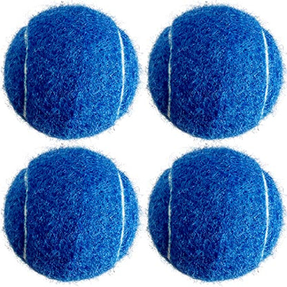 Tennis Balls, 4 Pack Advanced Training & Practice Tennis Balls for Beginners, High Visibility Pet Dog Playing Balls - color: Navy