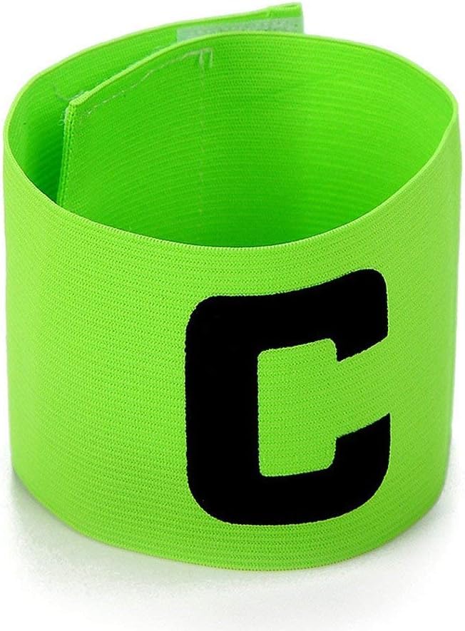 Football Soccer Captain's Armbands Captain Armband Special Custom Size for Kids and Youth - color: Green