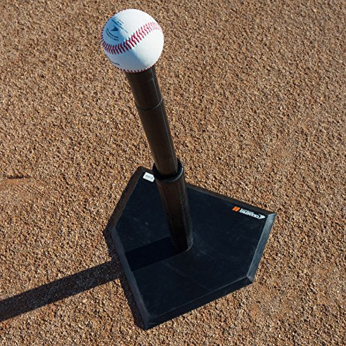 Champro Heavy Duty Reinforced Rubber Batting Tee for All Ages with Adjustable Height, Baseball and Softball Training - size: Retail Box