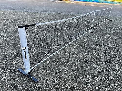 Pickleball Nets, 22 FT Regulation Size Portable Outdoor Picklenet Tennis Net with Carrying Bag for Driveway Backyards