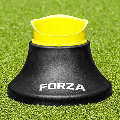 FORZA Telescopic Rugby Kicking Tee (Black & Yellow) (Extends to 2in High) – Improve Your Placekicker’s Aim & Accuracy [Net World Sports]