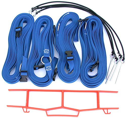 Home Court 1-inch Adjustable 8-Meter Grass Setup Boundary - M817AG - color: Blue