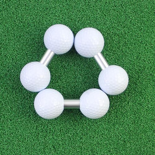 Golf Putting Trainer with 2 Training Balls, Indoor/Outdoor Putting Aid for Accuracy & Stroke Improvement, for Golfers