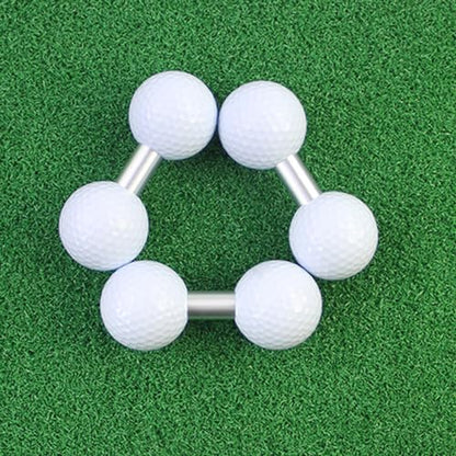 Golf Putting Trainer with 2 Training Balls, Indoor/Outdoor Putting Aid for Accuracy & Stroke Improvement, for Golfers
