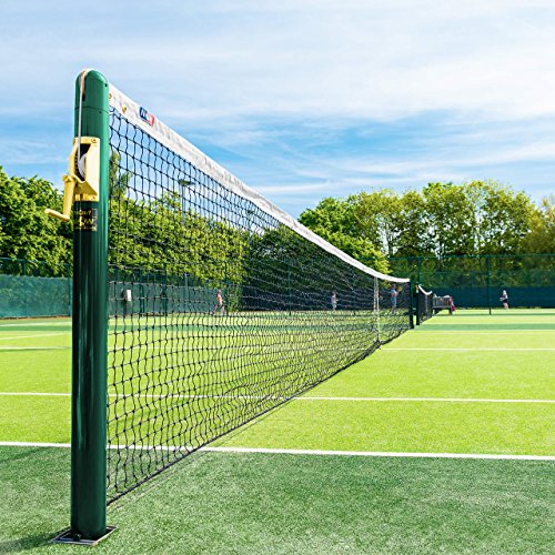 VERMONT Tennis Net – Championship Quality, Heavy-Duty HDPE | 42ft Doubles or 33ft Singles | 4 Thickness Options (2mm–3.5mm)