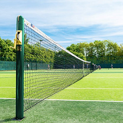 VERMONT Tennis Net – Championship Quality, Heavy-Duty HDPE | 42ft Doubles or 33ft Singles | 4 Thickness Options (2mm–3.5mm)