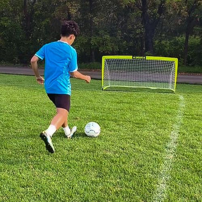 LOMGWAYS Soccer Goal – Foldable Frame Net for Kids + Youth – Indoor + Outdoor Soccer Goal with Carry Bag – Easy Set up – Multiple Sizes for Practice & Games