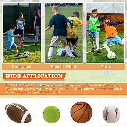 Portable Soccer Rebounder, Rebound Net with Quick Folding Design, Multi Angle Adjustment, Soccer Training Equipment, Easy Set Up