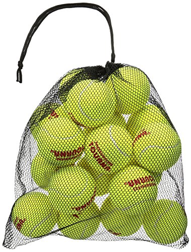 Tourna Mesh Carry Bag of 18 Tennis Balls - size: Each (Pack of 10)