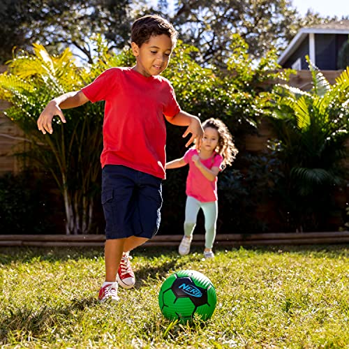 NERF Kids Foam Mini Soccer Ball - Proshot Youth Soft Mini Foam Soccer Ball - 7" Inch NERF Indoor + Outdoor for Kids