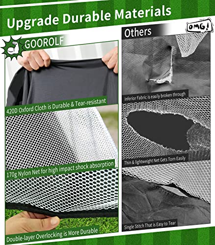Golf Net, 9x7FT Home Golf Hitting Net for Backyard Driving Chipping Swing Indoor Training Chipping Aid Nets, Gifts for Men Him Dad Golfers